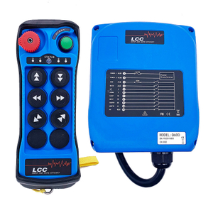 Q600 蓝色 6 键无线电单速叉车升降机遥控器